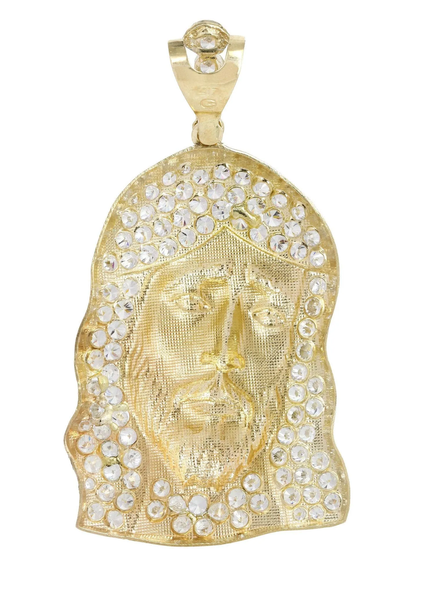 10K Gold Jesus Piece Pendant  |  15.3 Grams