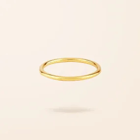 14K Gold Basic Thin Band