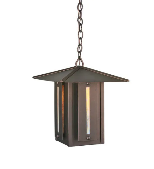 14"Sq Moss Creek Creekside Outdoor Lantern Pendant