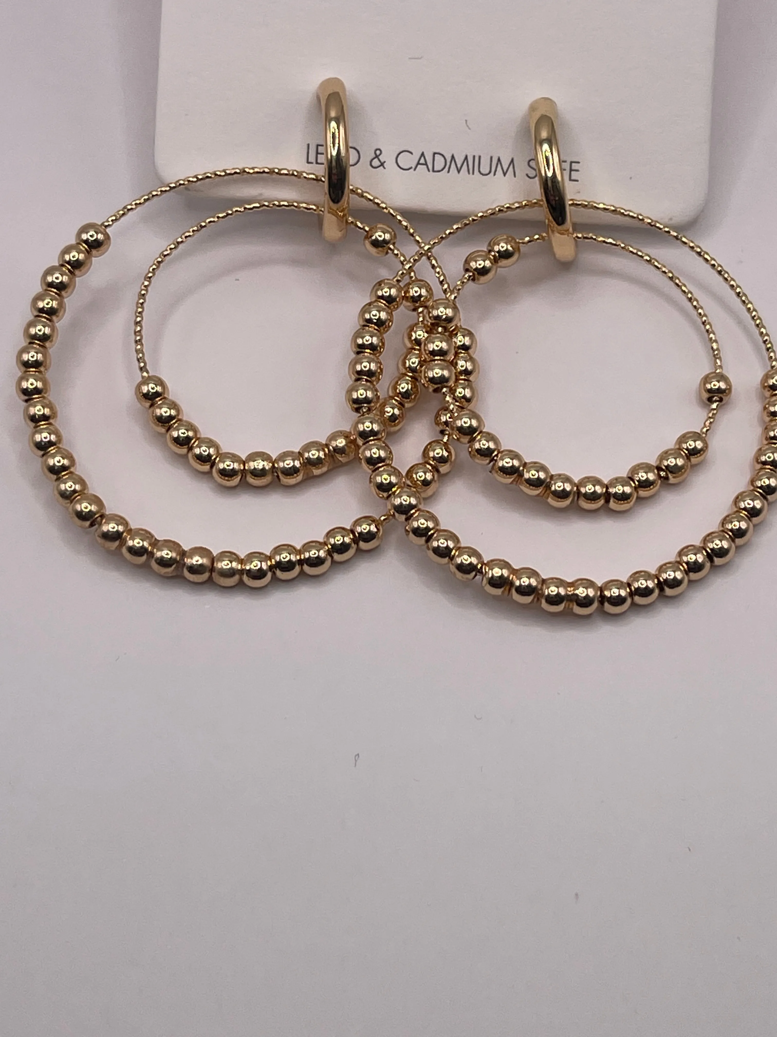 2" Layered Hoop Earrings