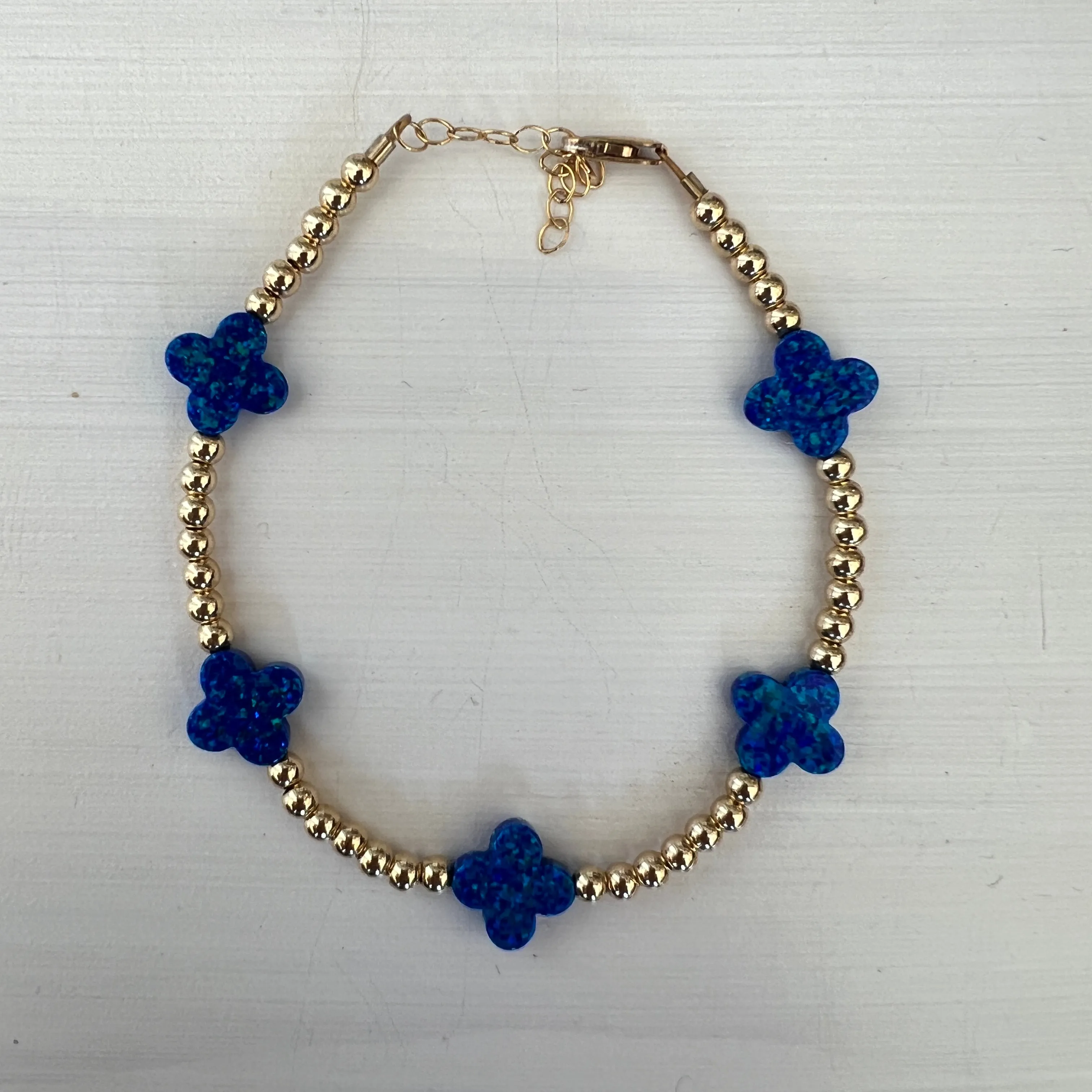 5 Medium Clover Bracelet