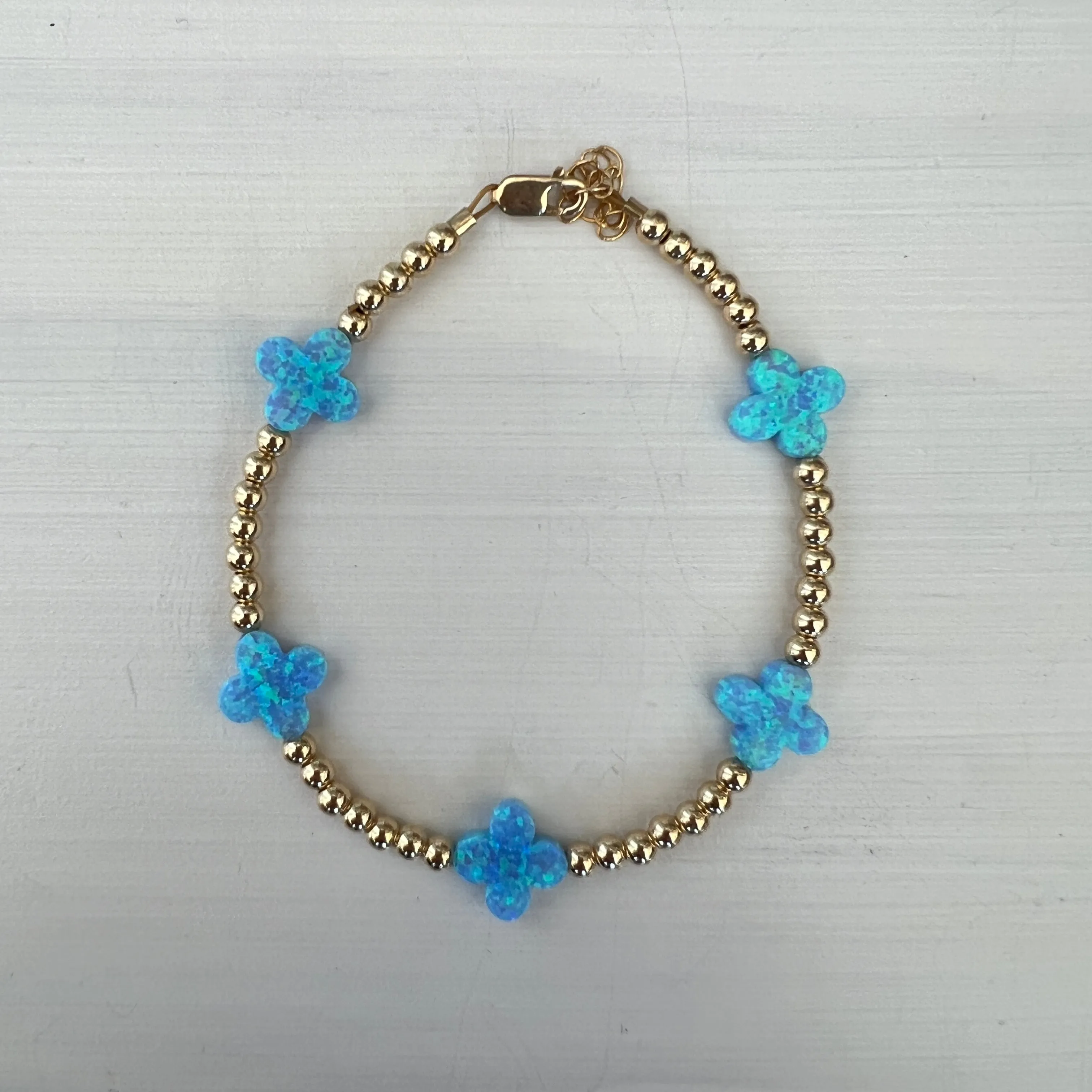 5 Medium Clover Bracelet