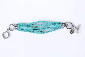 5 Strand Turquoise Bracelet