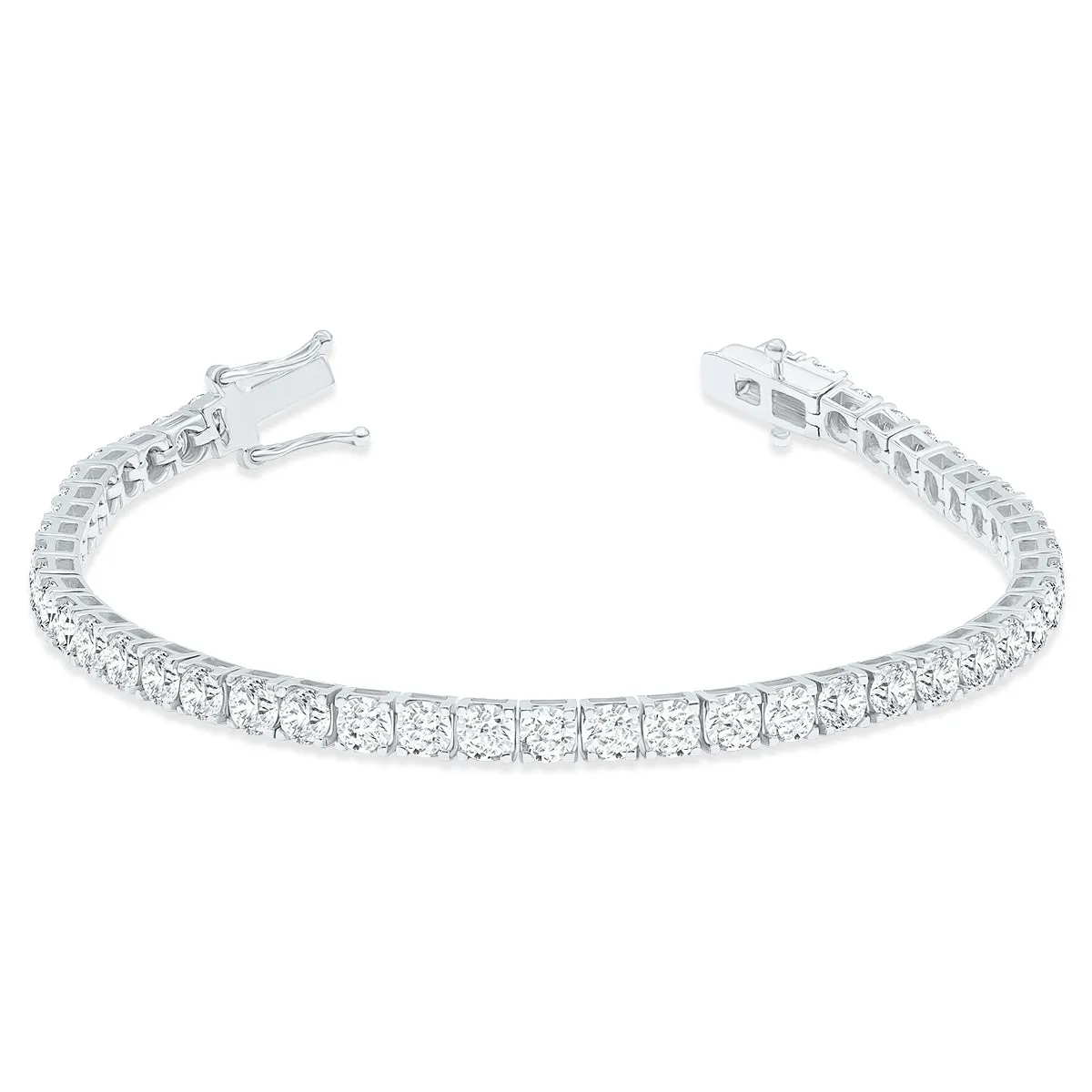 9 Carat Tw Diamond Tennis Bracelet In 14K White Gold