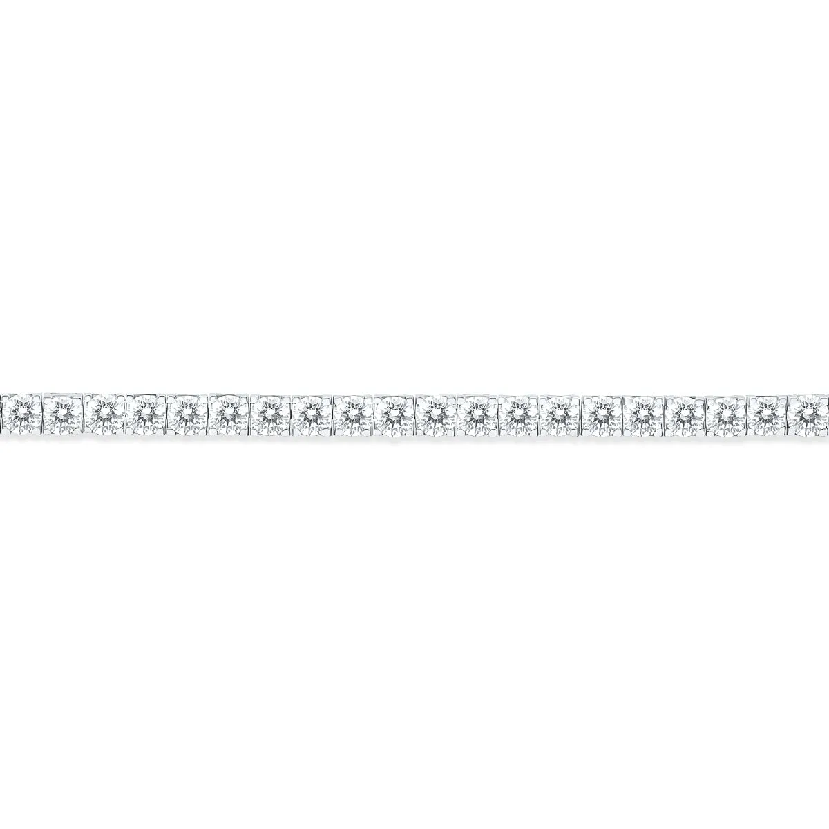 9 Carat Tw Diamond Tennis Bracelet In 14K White Gold