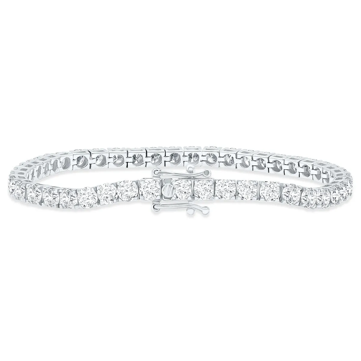 9 Carat Tw Diamond Tennis Bracelet In 14K White Gold