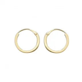 9ct Yellow Gold 8mm Sleeper Earrings ES147