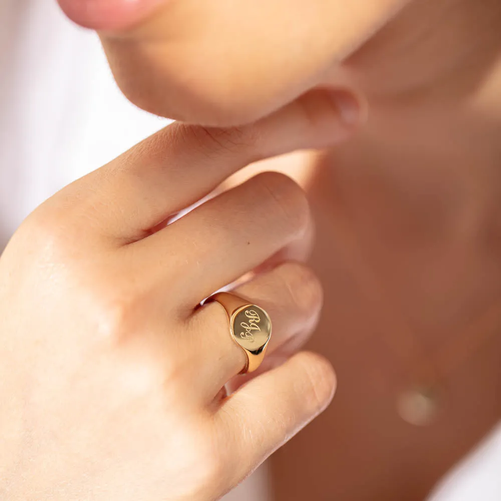 9ct Yellow Gold Classic Signet Ring