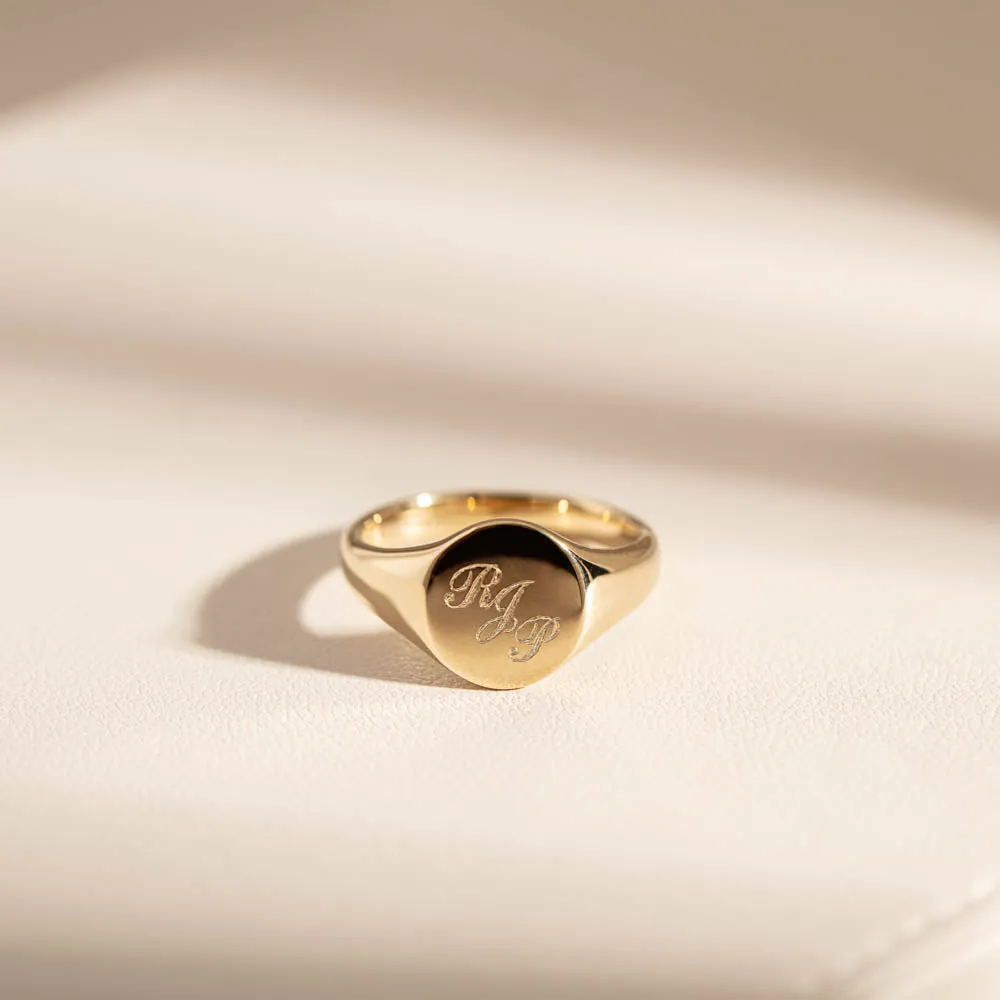 9ct Yellow Gold Classic Signet Ring