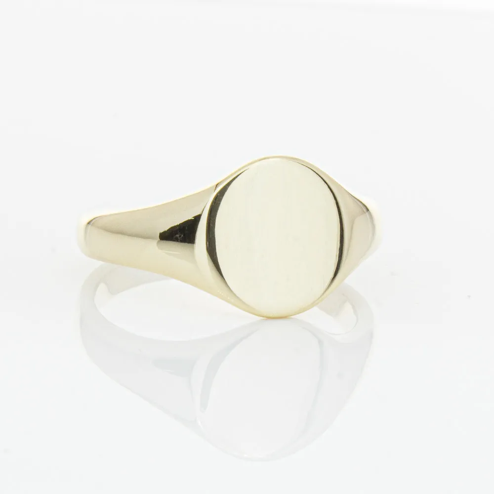 9ct Yellow Gold Classic Signet Ring