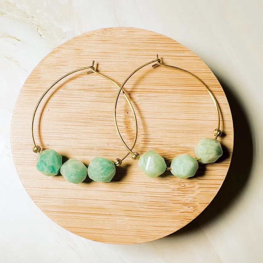 Abacus Hoop Earring