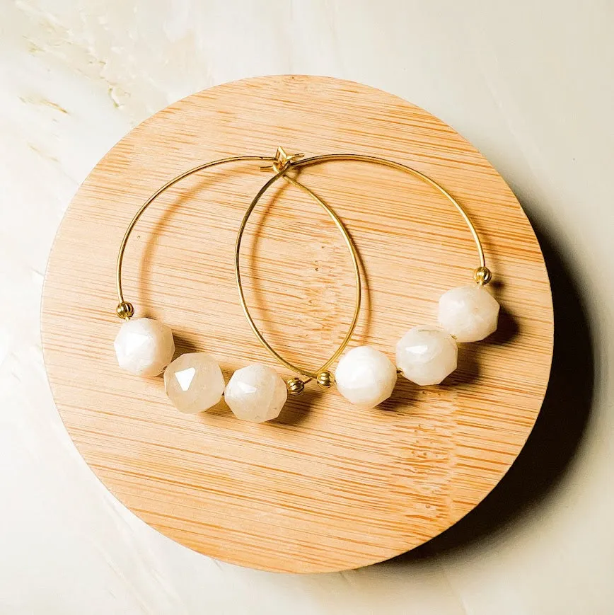 Abacus Hoop Earring