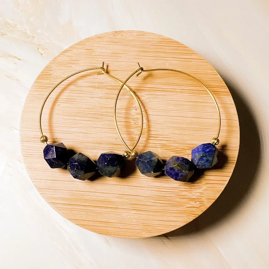 Abacus Hoop Earring