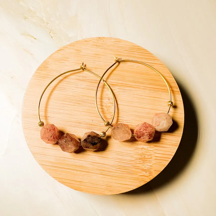 Abacus Hoop Earring