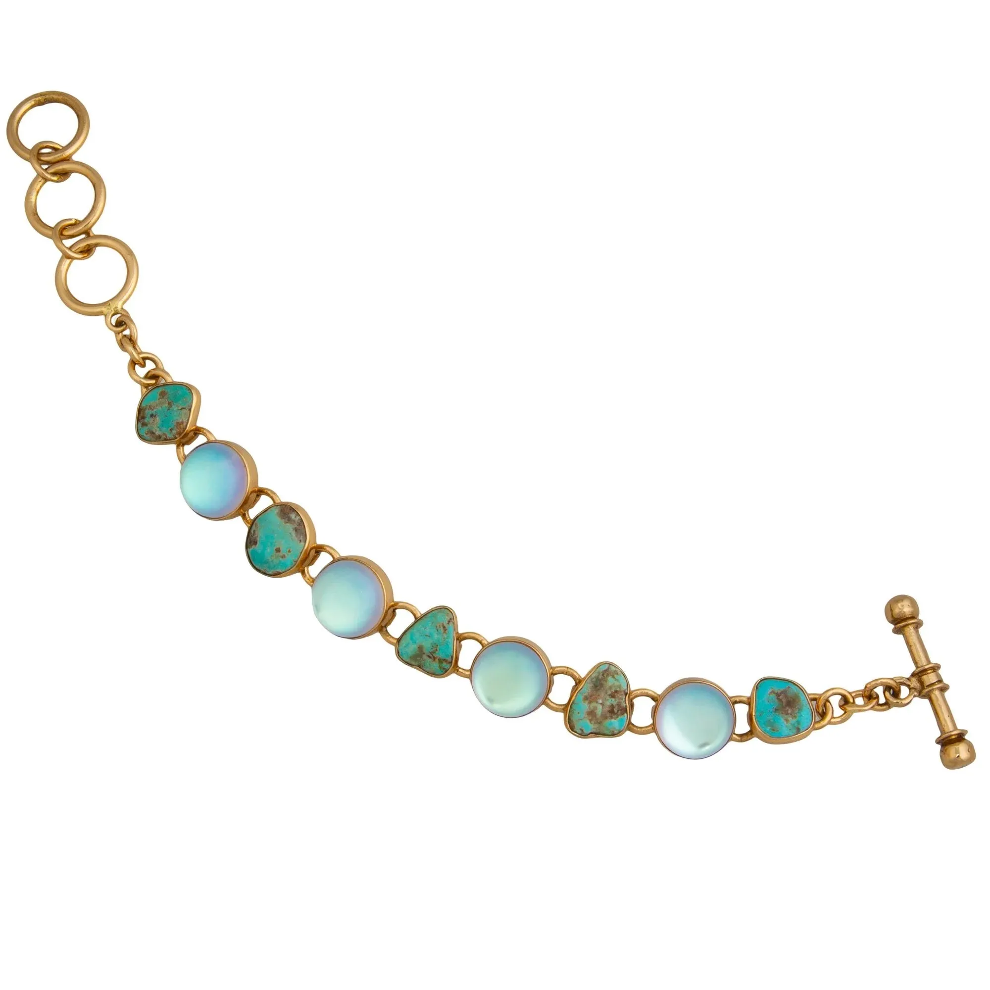 Alchemia Luminite & Campo Frio Turquoise Bracelet