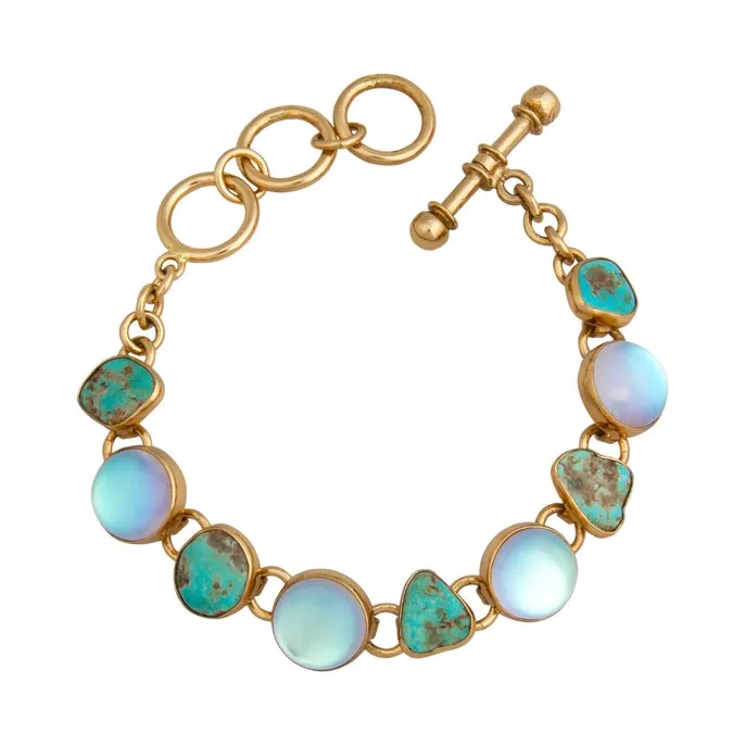 Alchemia Luminite & Campo Frio Turquoise Bracelet