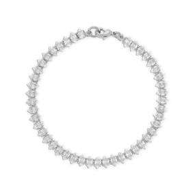 Alexa Leigh - Marquise Tennis Bracelet in Silver (6.5)