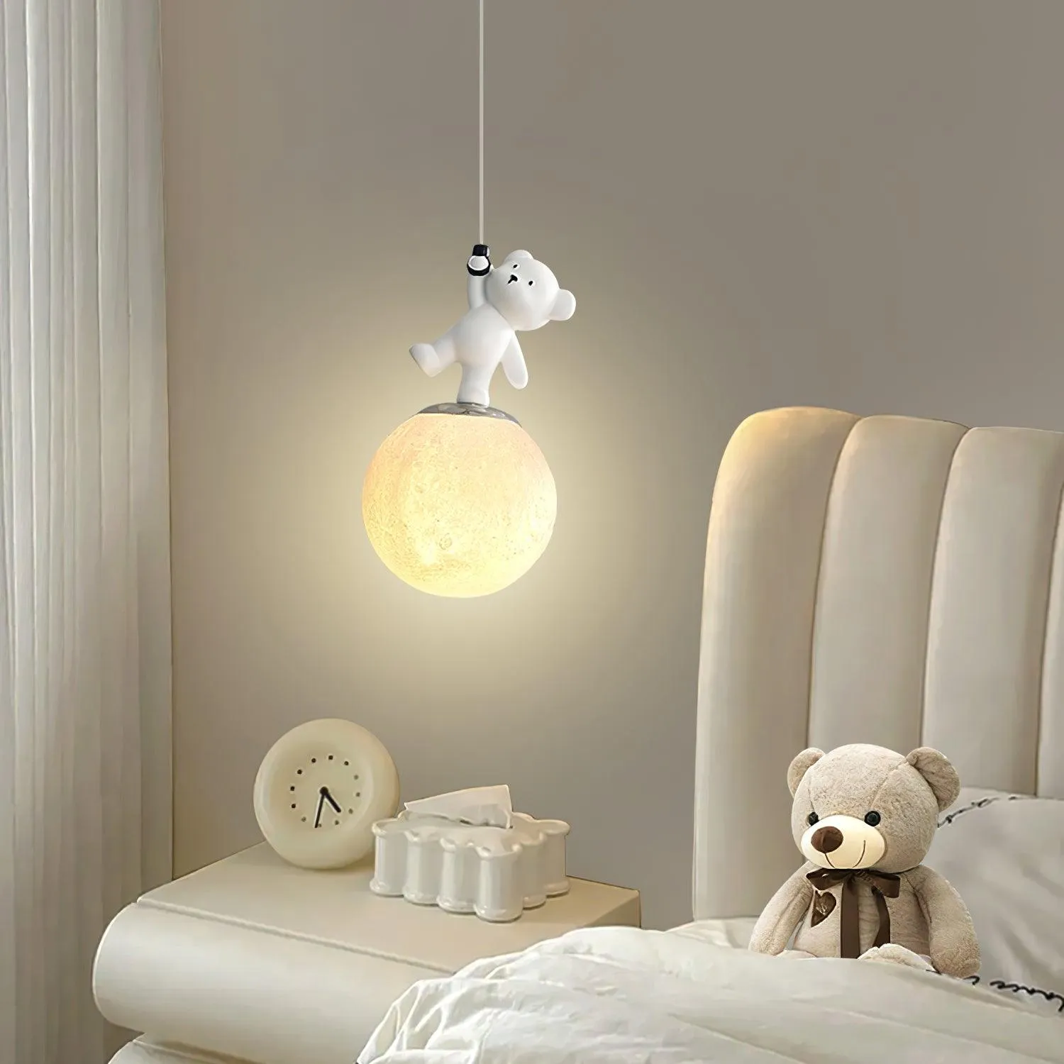 Animal And Moon Pendant Light