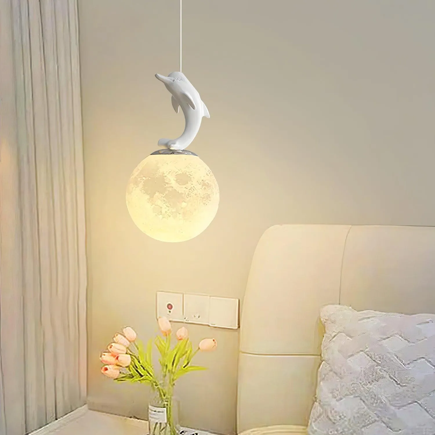 Animal And Moon Pendant Light