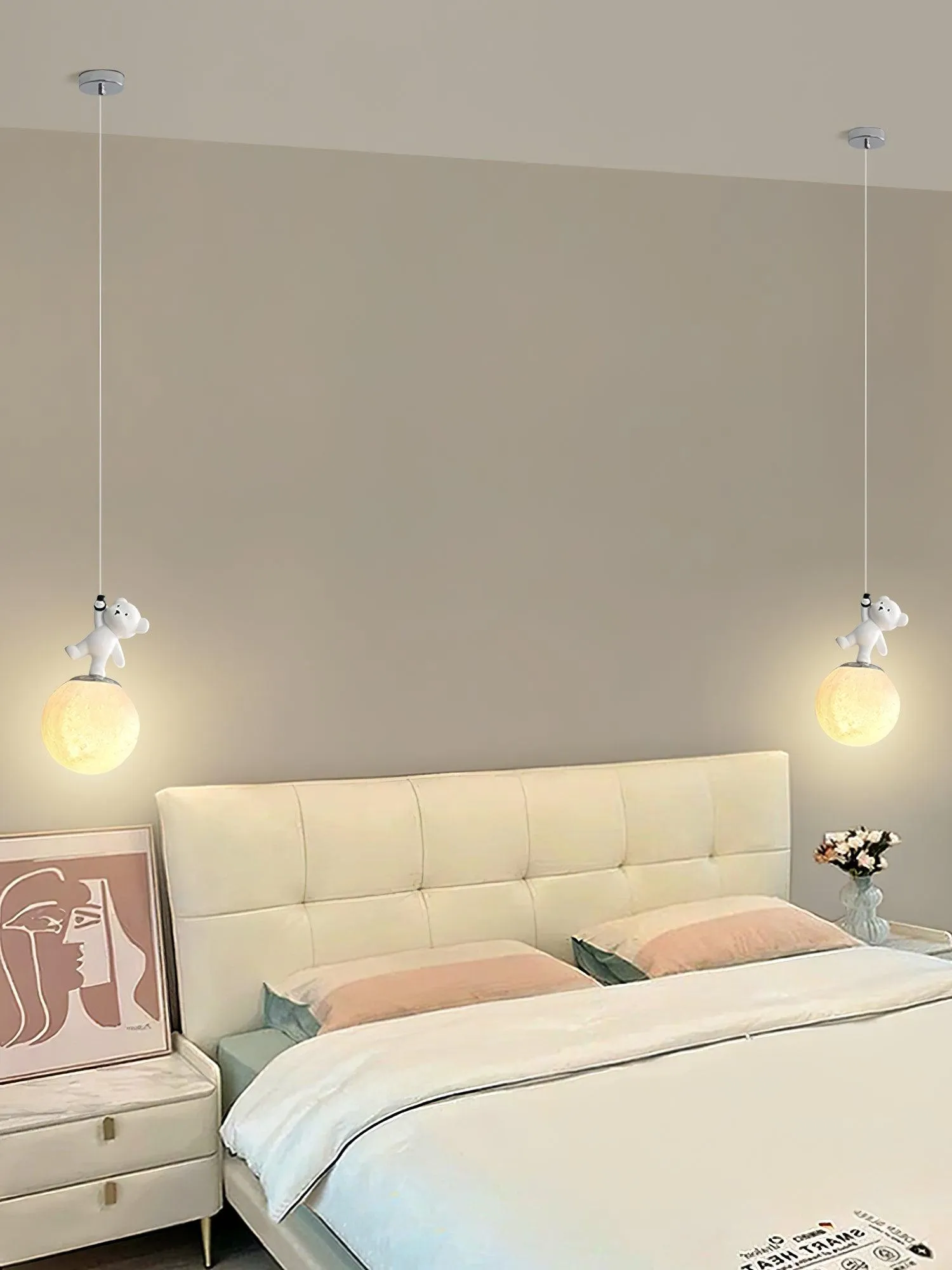 Animal And Moon Pendant Light