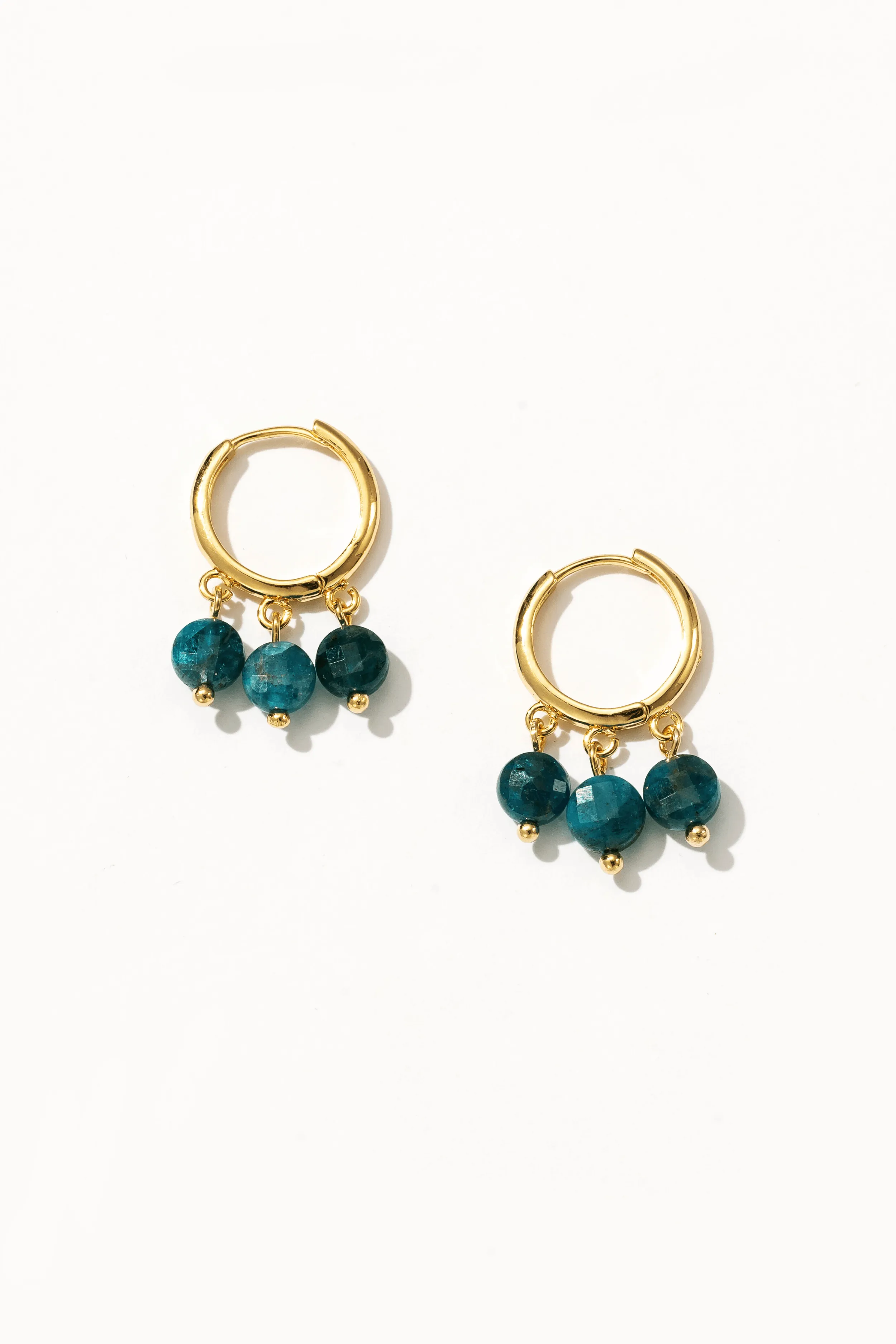 Apatite Trio Drop Earrings