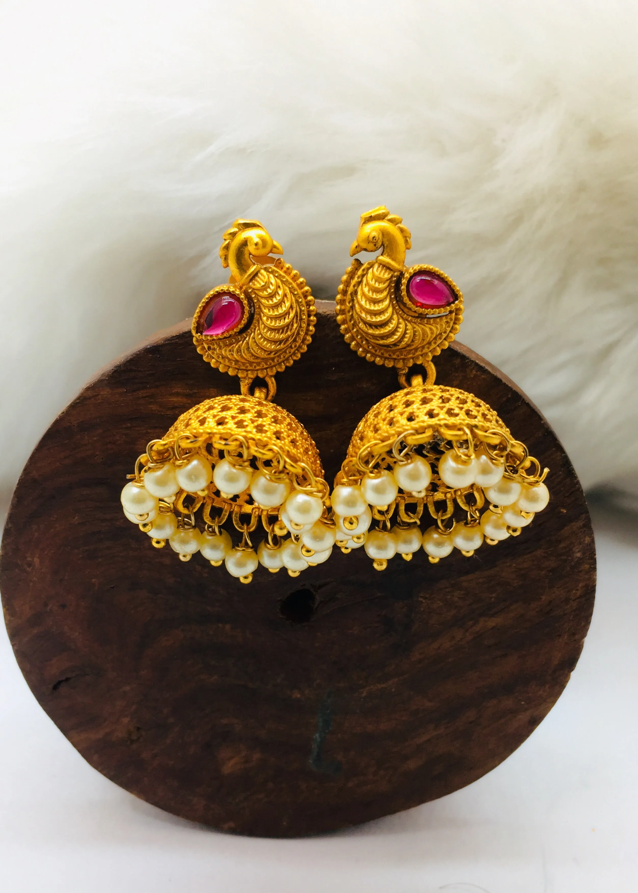 ATTRACTIVE MATT FINISH JHUMKI