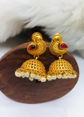 ATTRACTIVE MATT FINISH JHUMKI