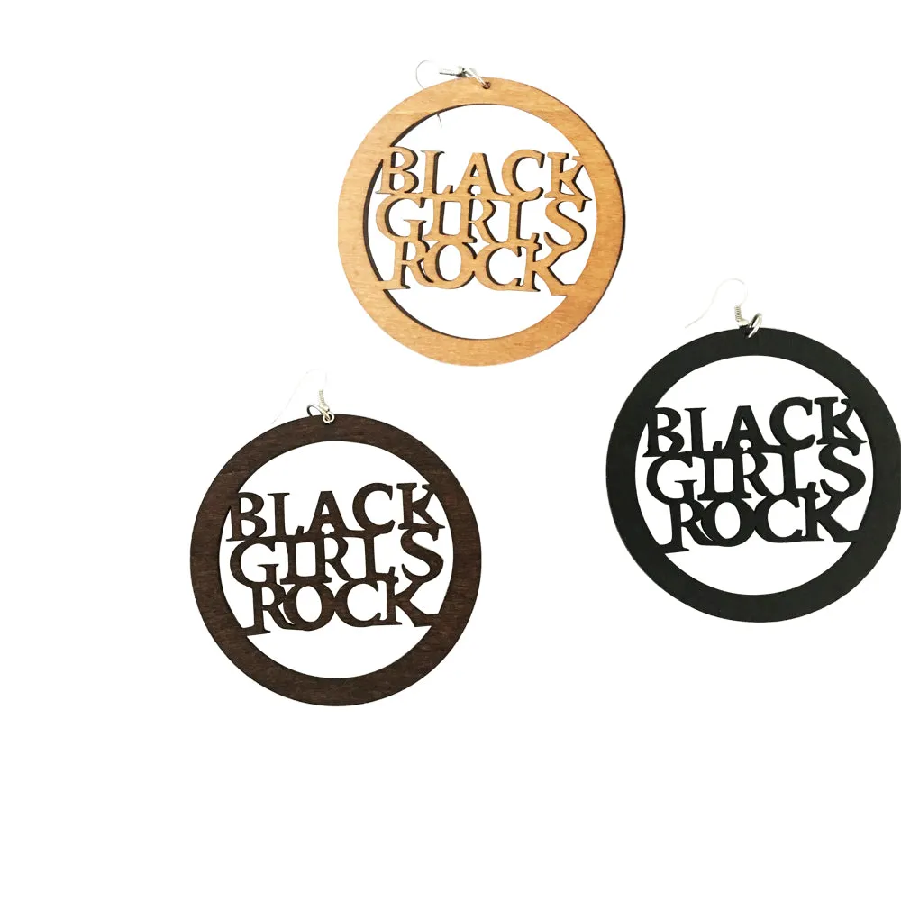 Black Girls Rock Earrings | natural hair accessories | Afrocentric jewelry