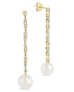 Blake Pearl Drop Stud Earrings