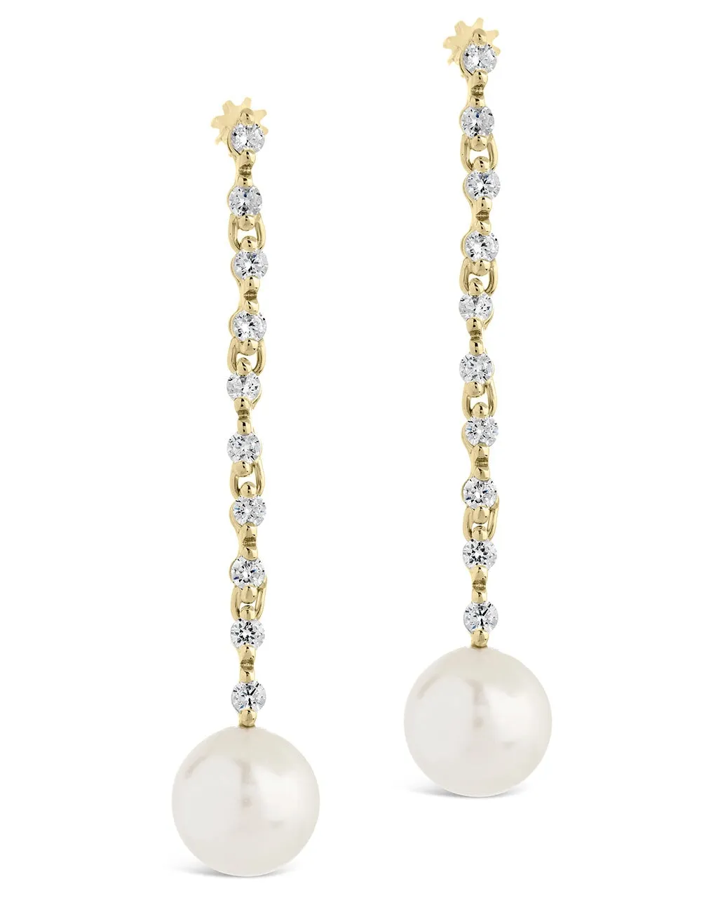 Blake Pearl Drop Stud Earrings