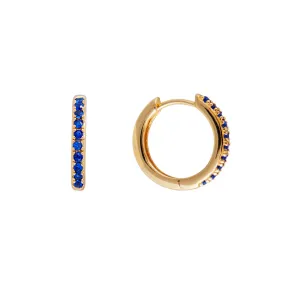 BLUE PAVE MIDI HOOPS