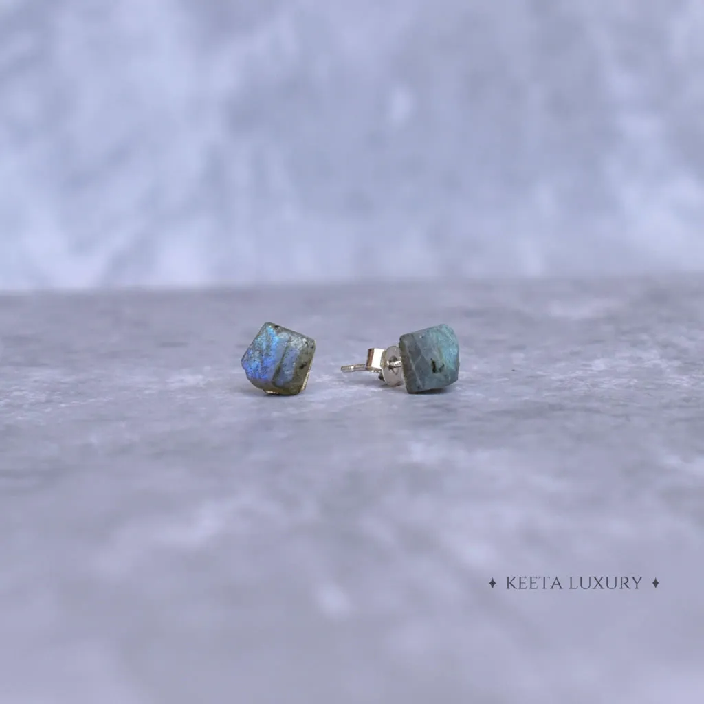 Boho Bloom - Labradorite Studs