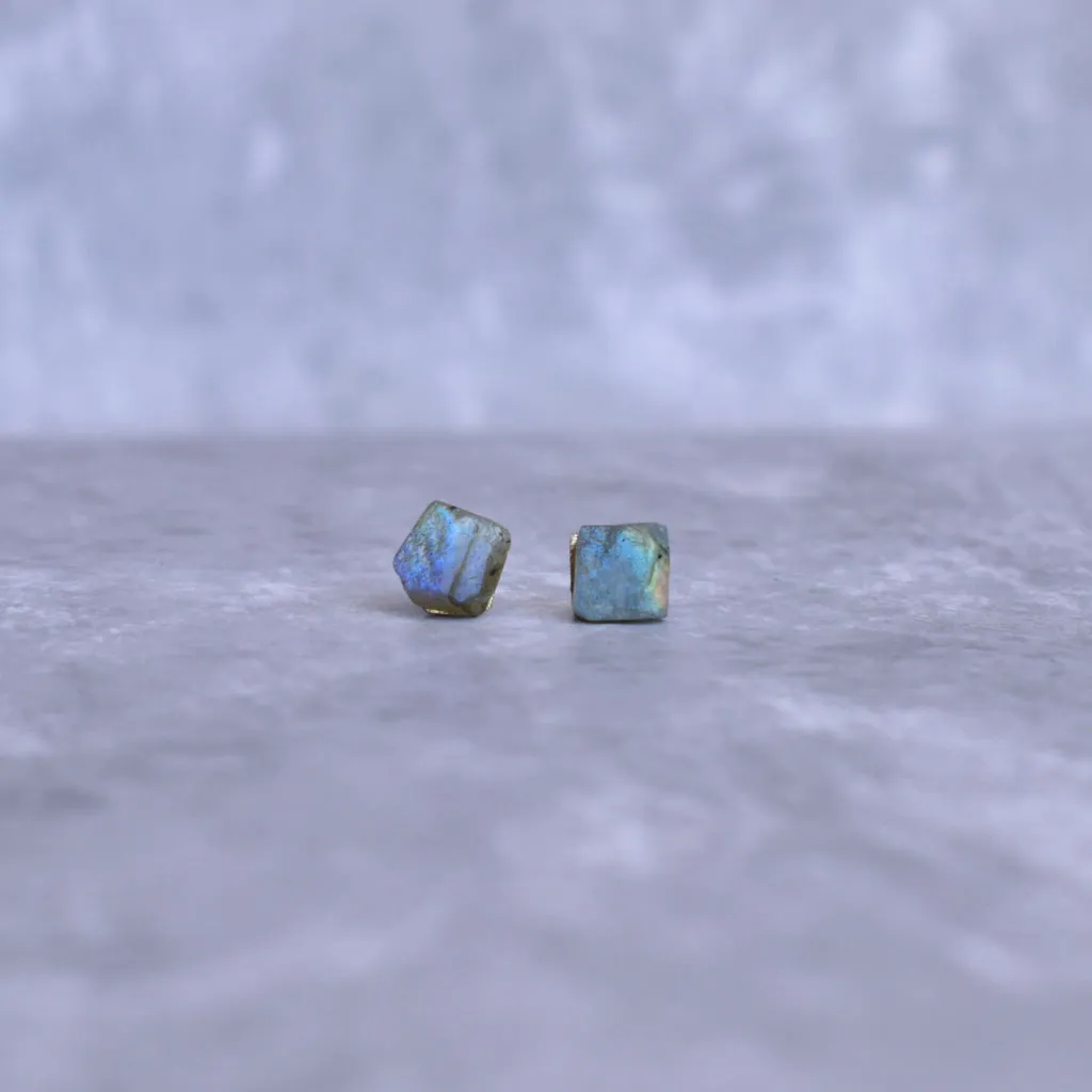 Boho Bloom - Labradorite Studs