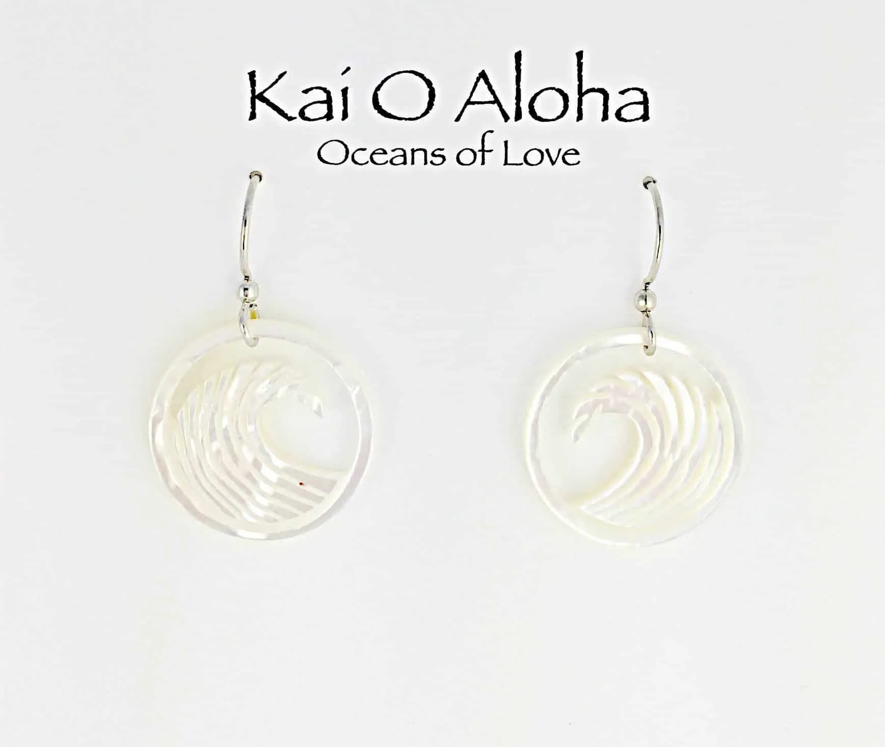 Carved Wave Earrings