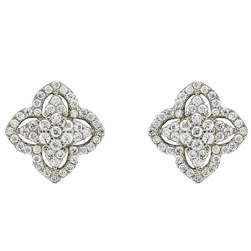 Cassie Clover Stud Earrings | 2ct