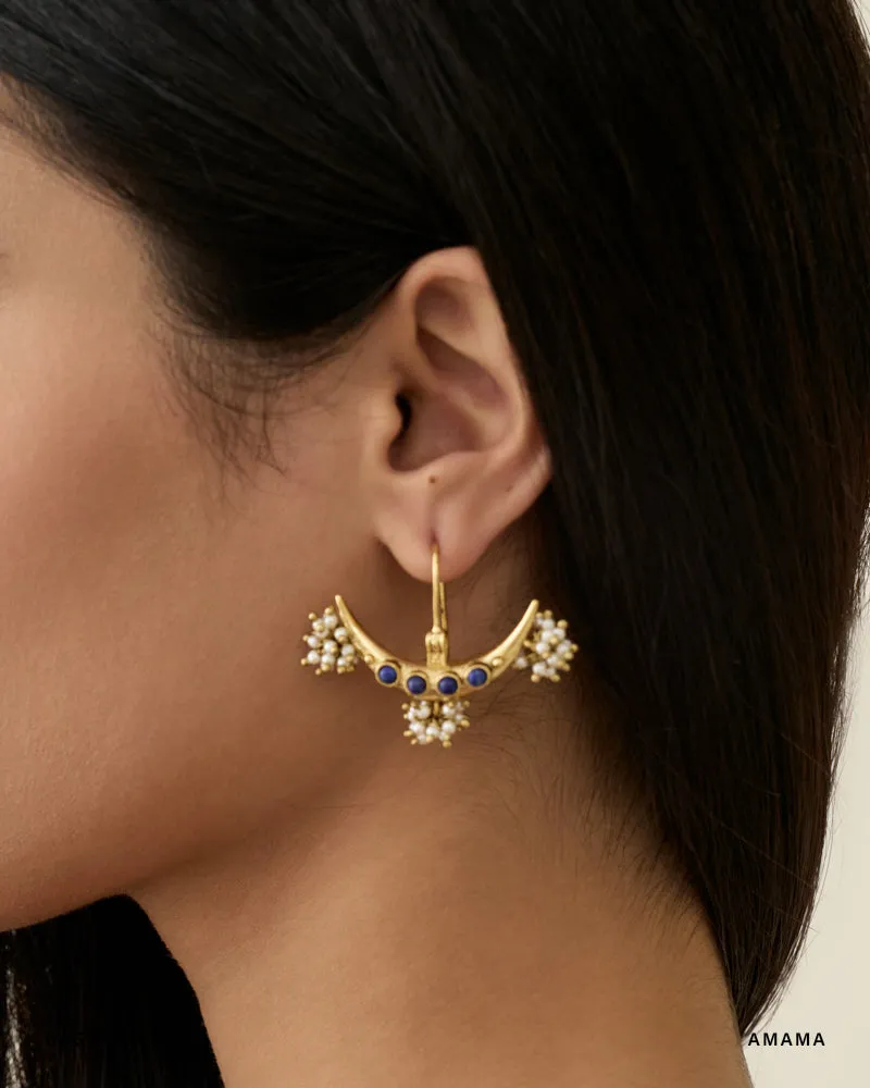 Chand Saaj Lazuli Earrings