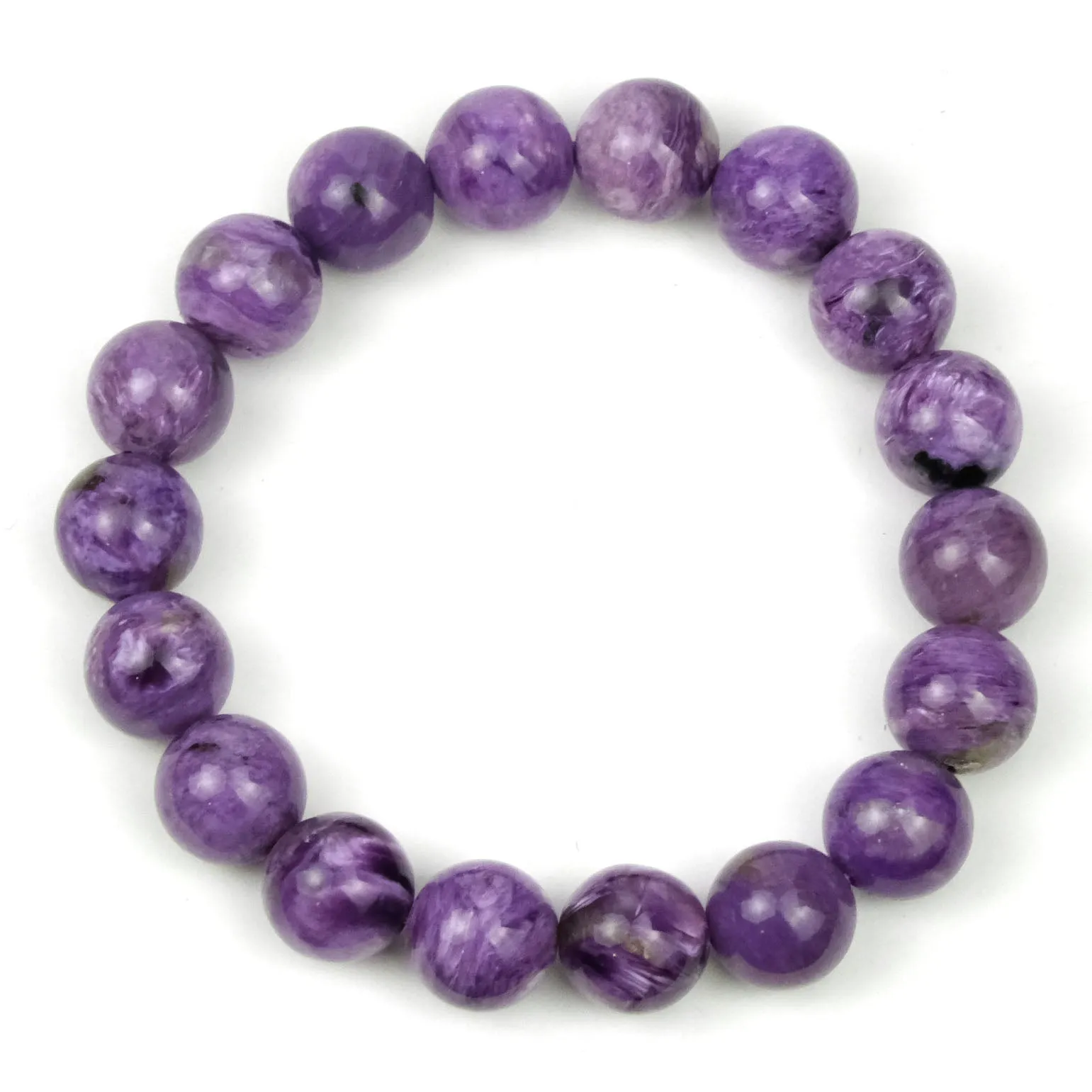 Charoite Stretch Bracelet 11mm