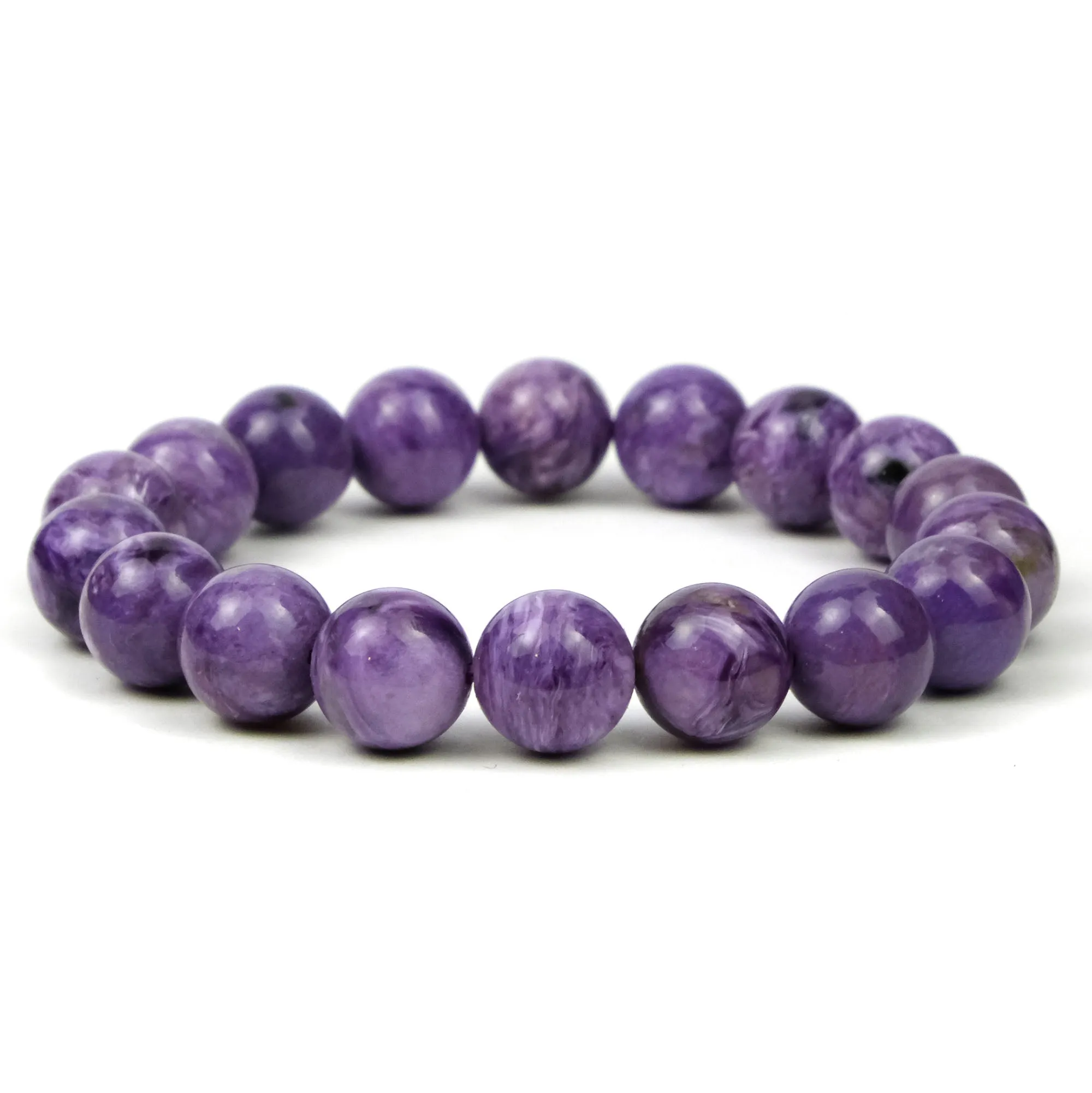 Charoite Stretch Bracelet 11mm