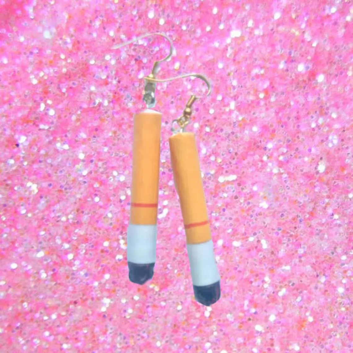 Ciggy Butt Brains Earrings Long/ Short