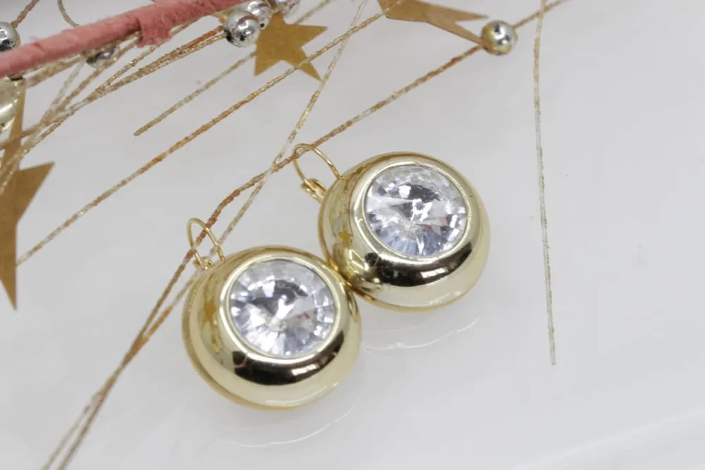 CIRCLE DROP EARRINGS