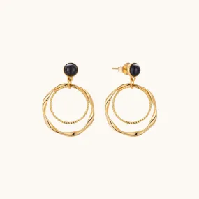 Classic Hoop Drop Earrings