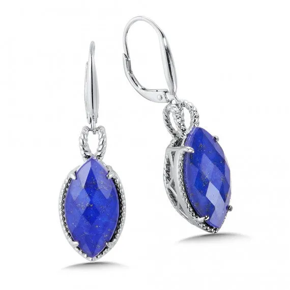 Color SG - Lapis Lazul Fusion Leverback Earrings