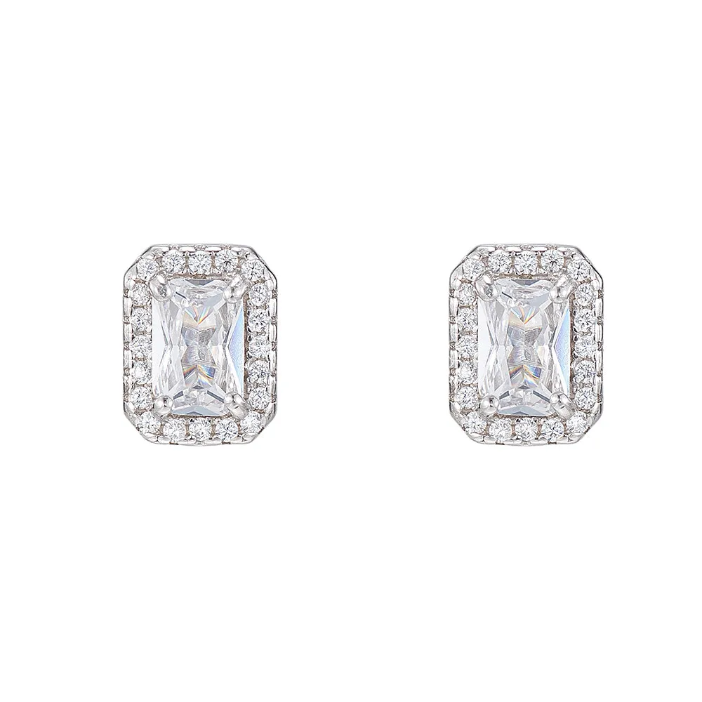 Cubic Zirconia Stud Earrings