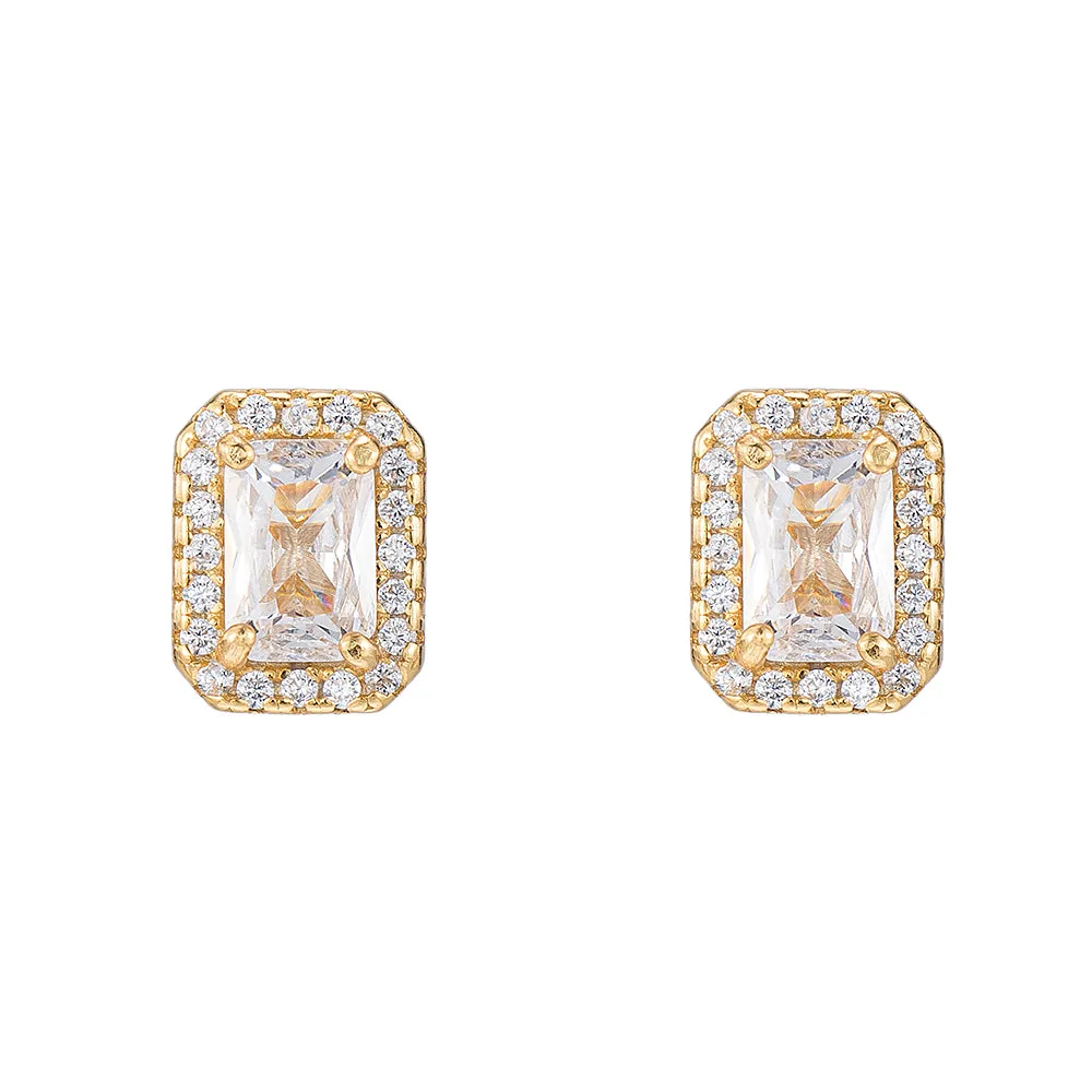 Cubic Zirconia Stud Earrings