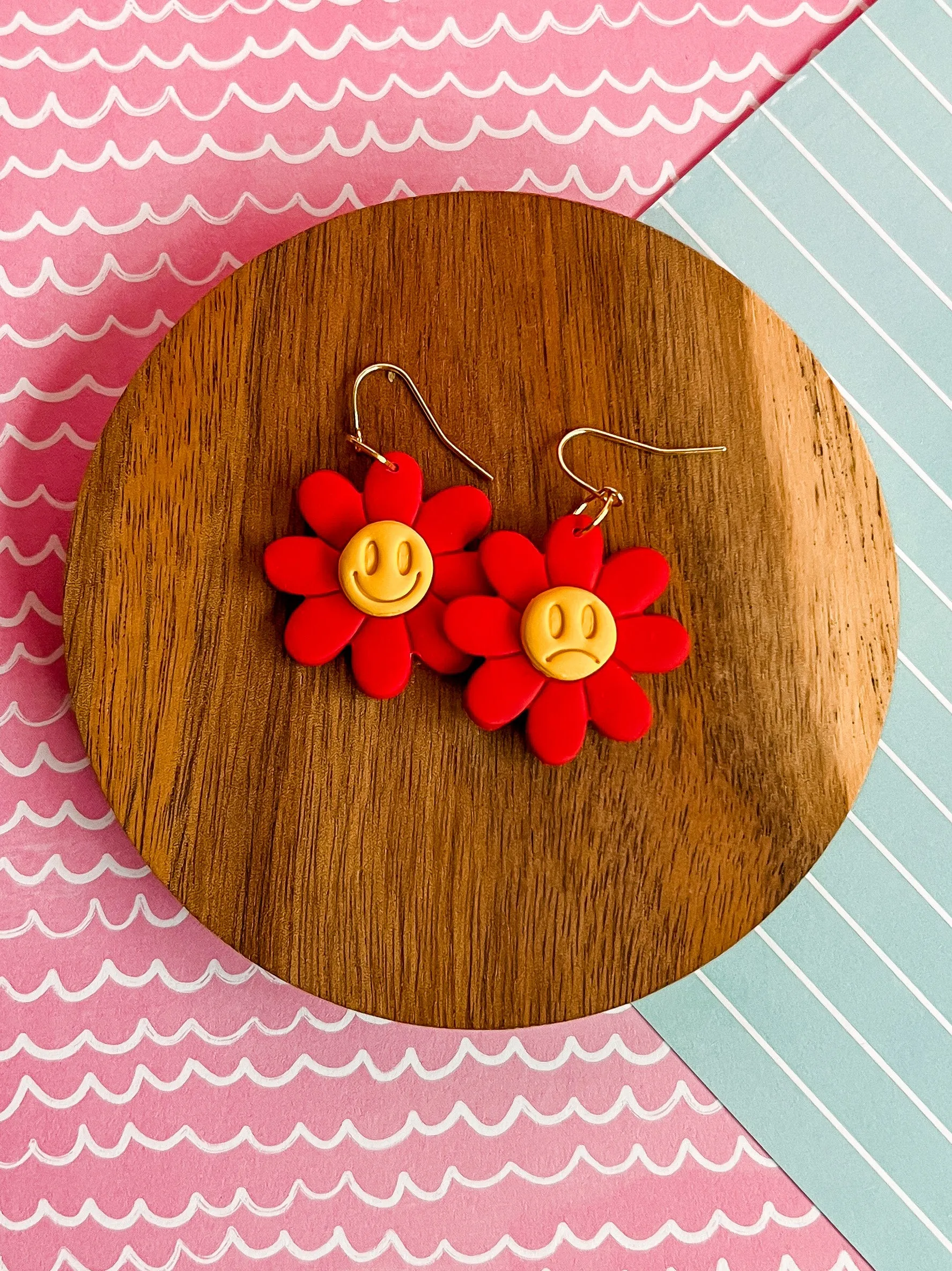 Dottie Daisy Earrings | Clay Earrings