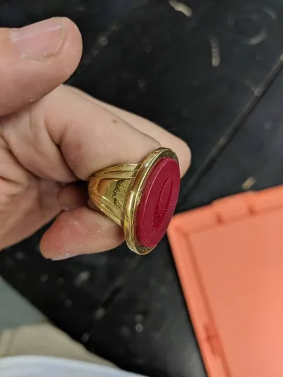 Duke Leto's signet ring from Dune 1984 replica