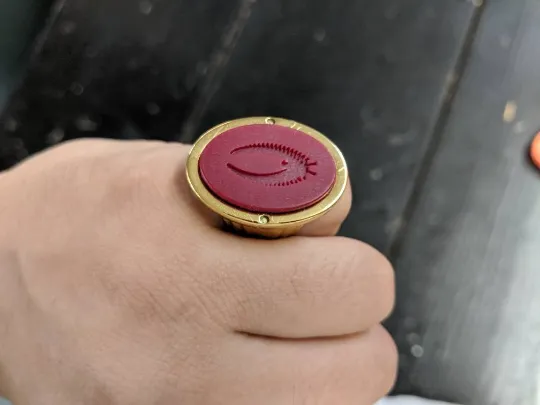 Duke Leto's signet ring from Dune 1984 replica