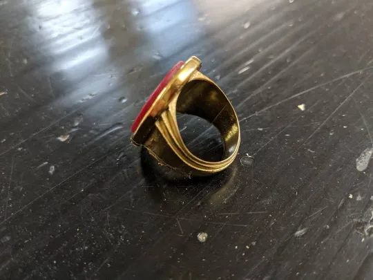 Duke Leto's signet ring from Dune 1984 replica