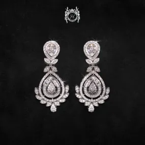 Earrings in Zircons