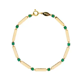 Ember Emerald Bracelet